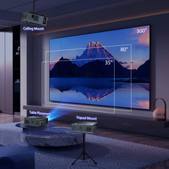 Wielio 2024 5G WiFi Home Cinema Projector  Crisp Full HD 1080P 16000 Lumen Brightness  Stream Seamless From Smartphone TV Stick PS5 XBOX  Ultimate Movie Night Experience